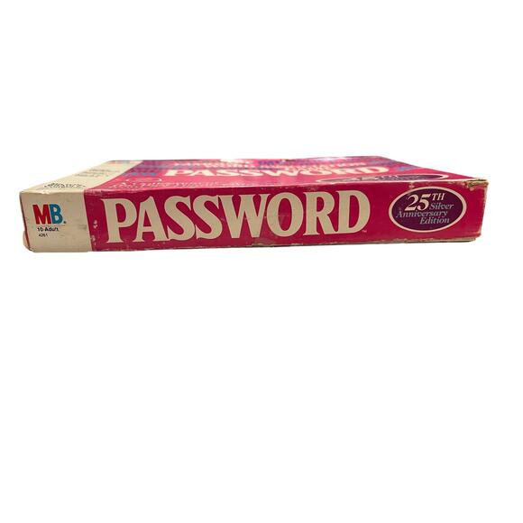 Password 25th Silver Anniversary Edition 1986 Game MB - Picture 4 of 8